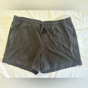 Athletic Works Women’s Drawstring Canvas Shorts in Black Sz XXL/20